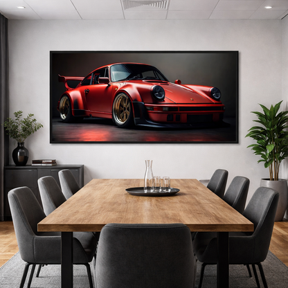 Porsche 911 Scarlet Speedster Canvas Print