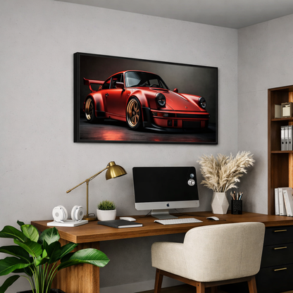 Porsche 911 Scarlet Speedster Canvas Print