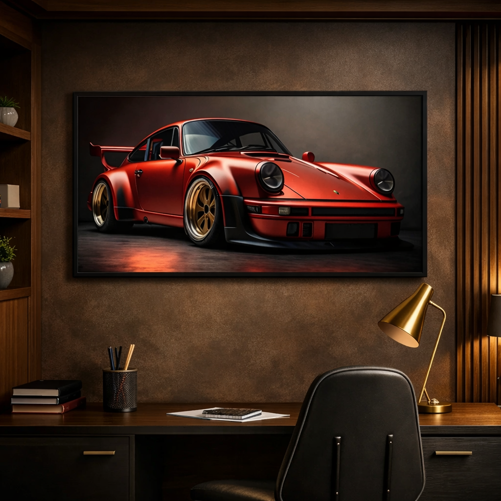 Porsche 911 Scarlet Speedster Canvas Print