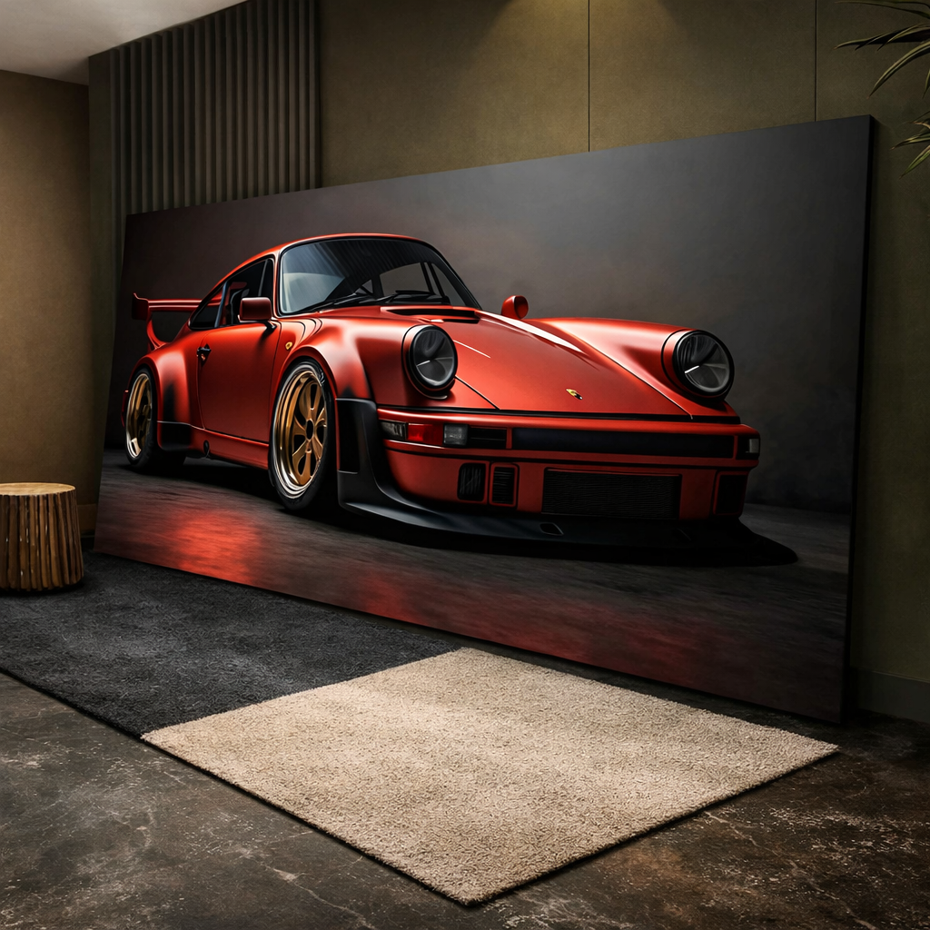 Porsche 911 Scarlet Speedster Canvas Print