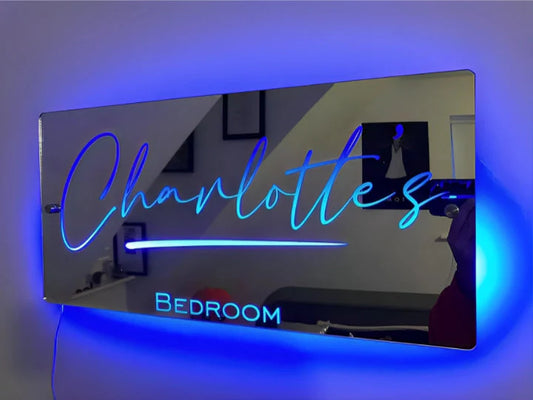 Personalized Name Mirror - Light Up Mirror