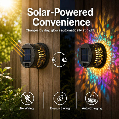 Litlamp® Solar Mandala Wall Light with 7-Color Glow