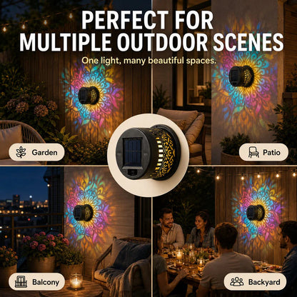 Litlamp® Solar Mandala Wall Light with 7-Color Glow