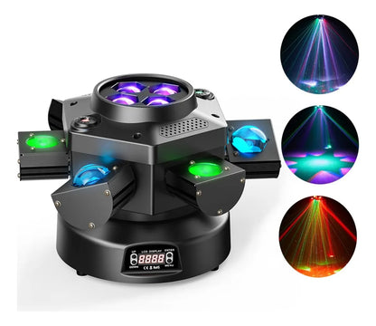 Moving Head DJ Lights 6 Arms Party Lights