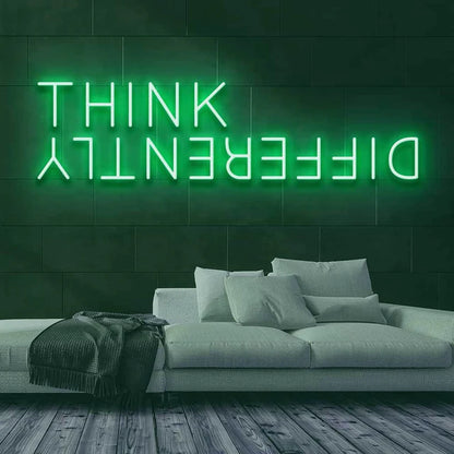 Think Differently Neon Sign