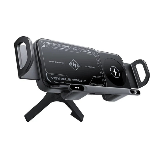 2-in-1 Fast Charging Smartphone/Tablet Car Holder