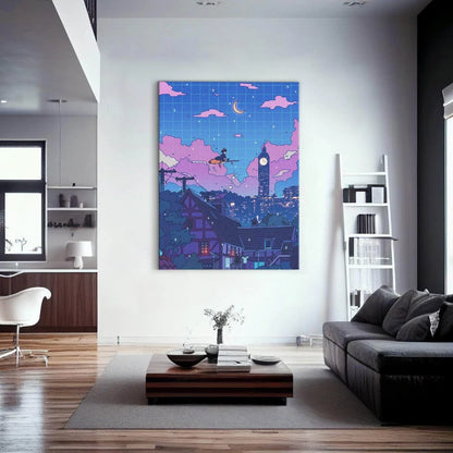 Kiki's Night Flight Wall Art