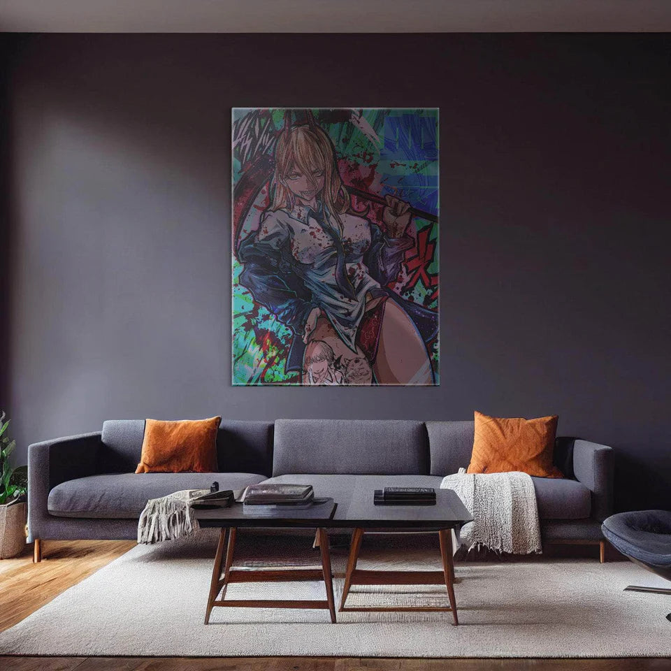 Power Chainsaw Man Wall Art