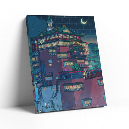 Bathhouse Night Wall Art