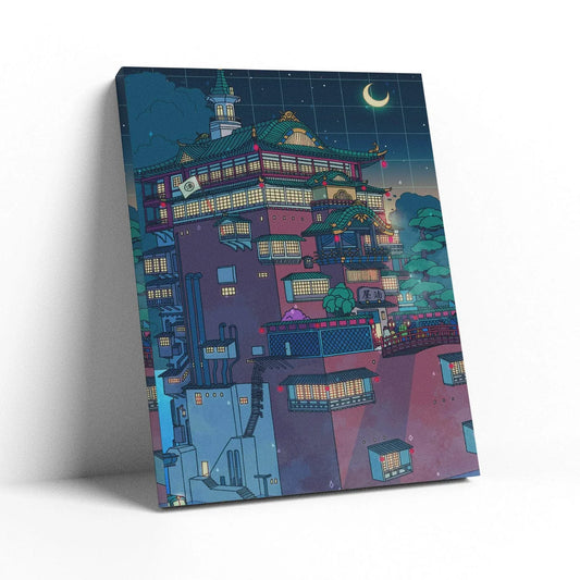 Bathhouse Night Wall Art