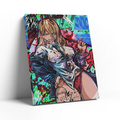 Power Chainsaw Man Wall Art