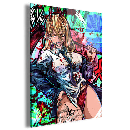 Power Chainsaw Man Wall Art