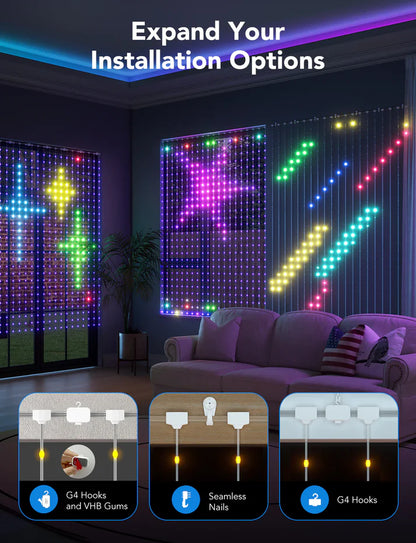 LitLamp™ Dynamic Curtain Lights