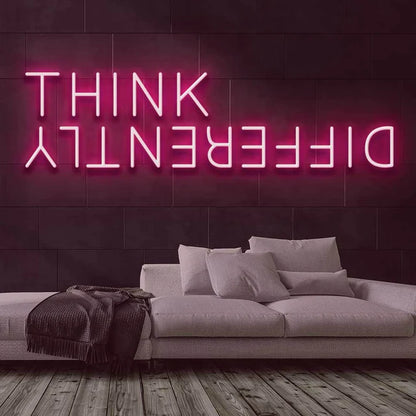 Think Differently Neon Sign