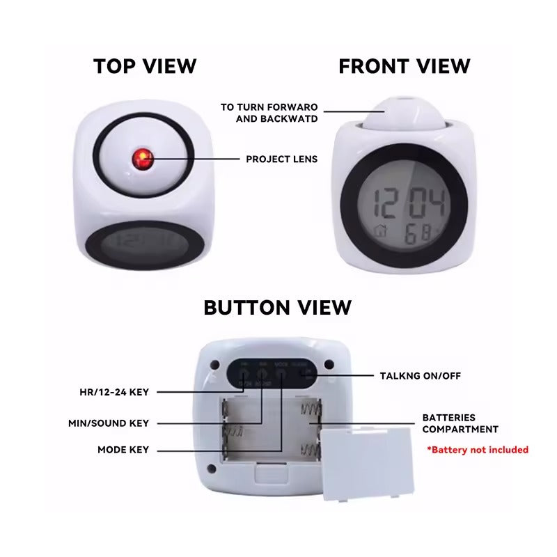 Projection Alarm Clock