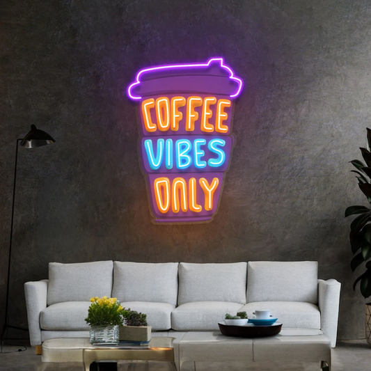Coffee Vibes Neon Sign