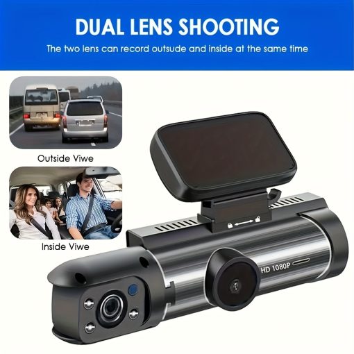 Dual 1080P Car Camera with Night Vision