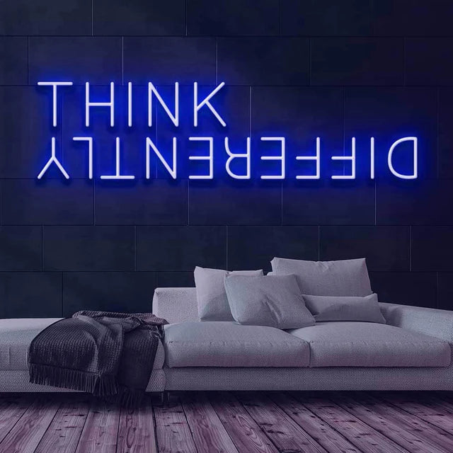 Think Differently Neon Sign