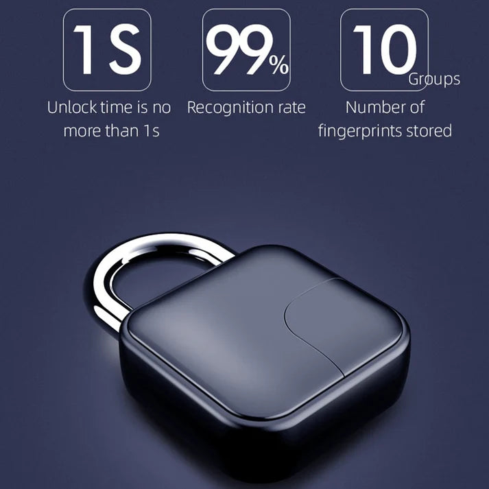 LitLamp™ Fingerprint Padlock