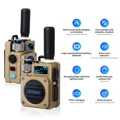 Long Range Global PTT Walkie-Talkies