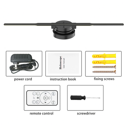 3D Holographic Advertising Fan
