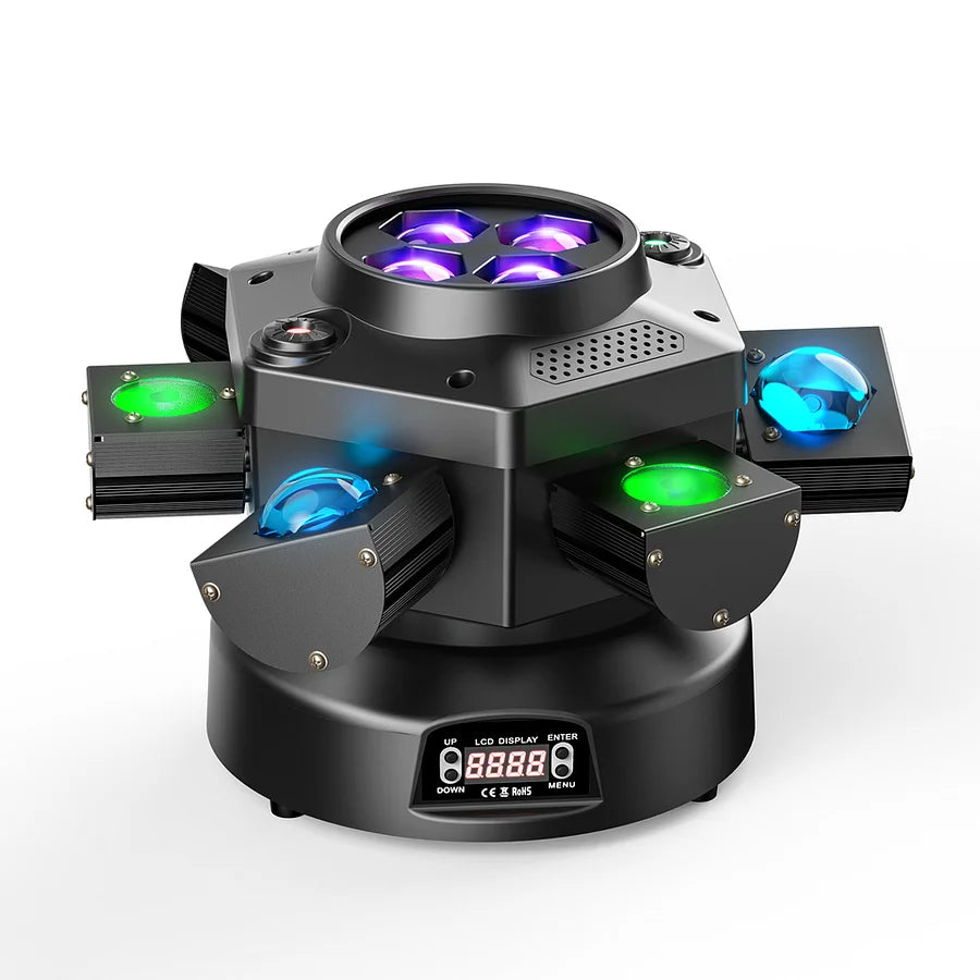 Moving Head DJ Lights 6 Arms Party Lights