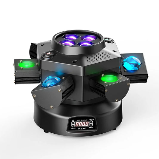 Moving Head DJ Lights 6 Arms Party Lights