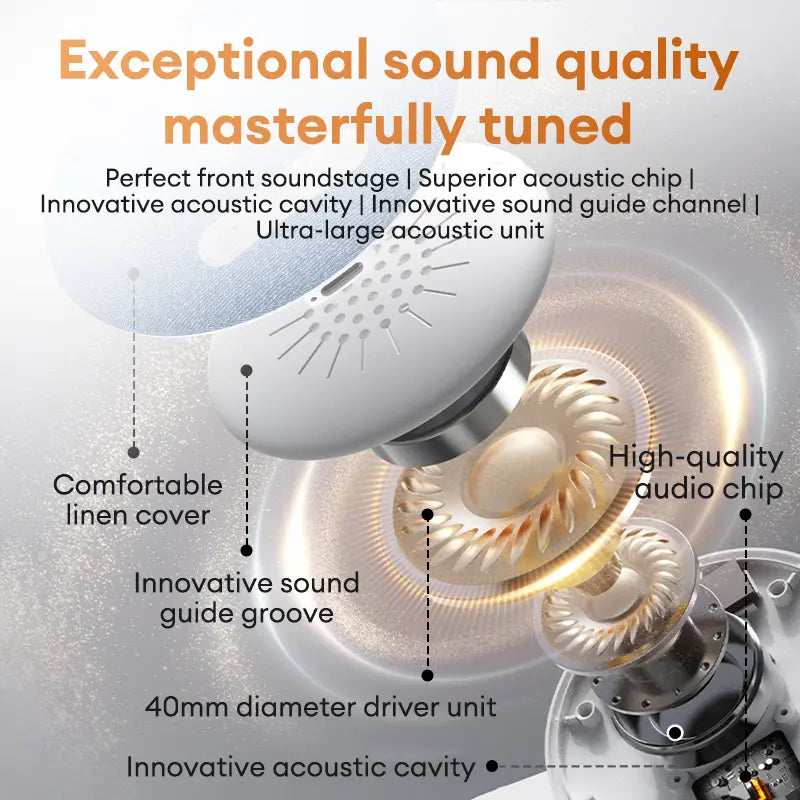 Litlamp™ S1 Ultra-Thin Bluetooth Sleep Pillow Speaker