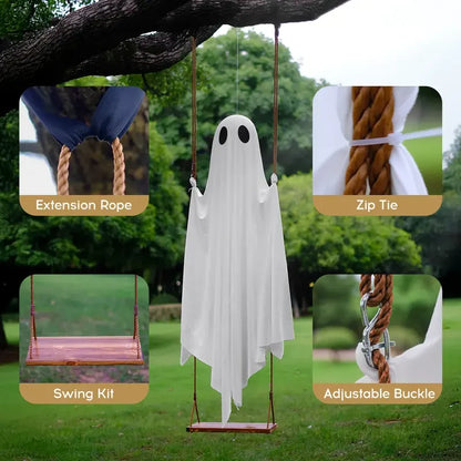 Glowing Ghost Swing for Halloween Decor