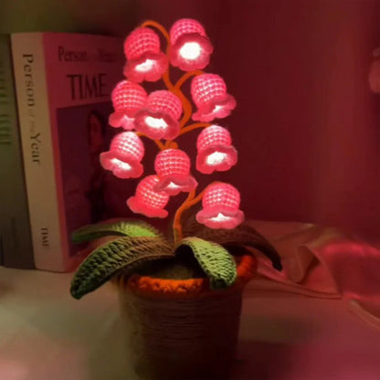 LitLamp™ Floral Crochet Lamp