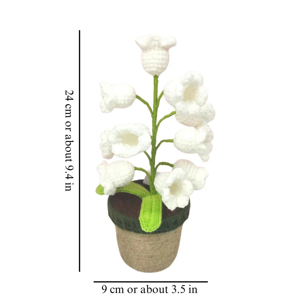 LitLamp™ Floral Crochet Lamp