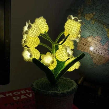 LitLamp™ Floral Crochet Lamp