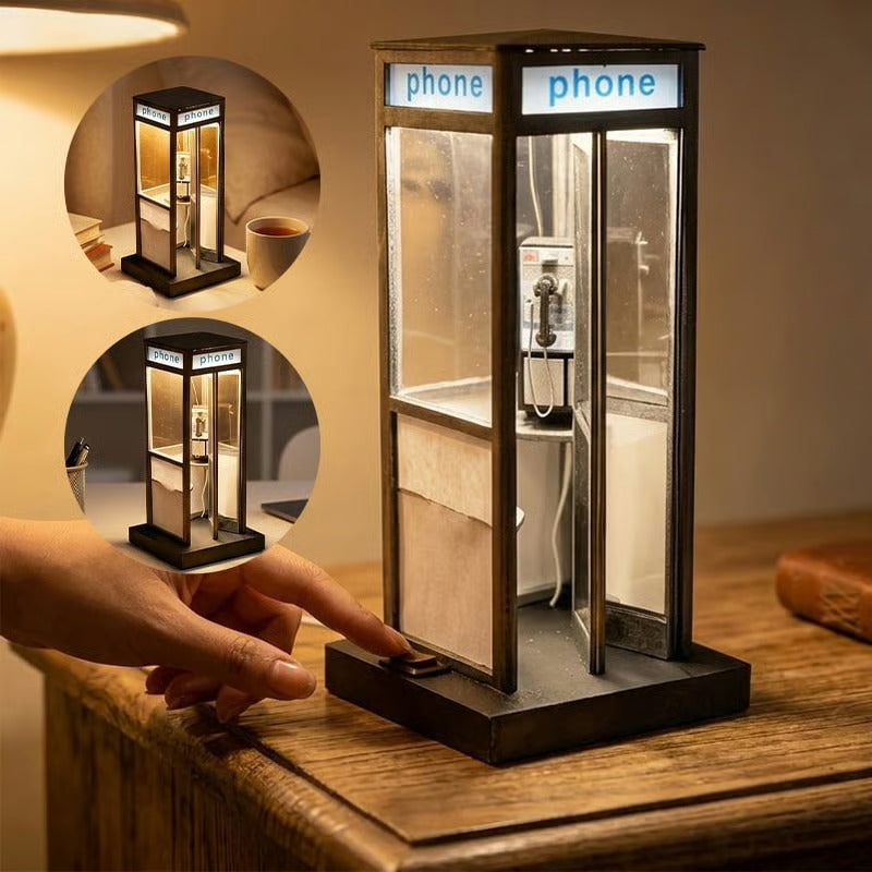 Vintage Phone Booth Ambient Lamp