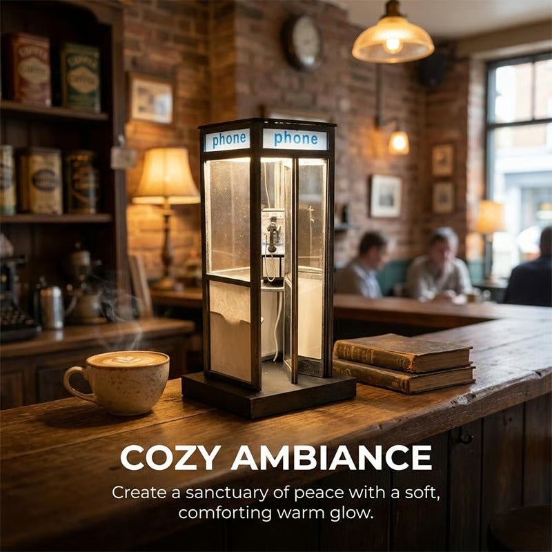 Vintage Phone Booth Ambient Lamp