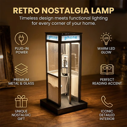 Vintage Phone Booth Ambient Lamp