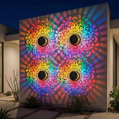 Litlamp® Solar Mandala Wall Light with 7-Color Glow
