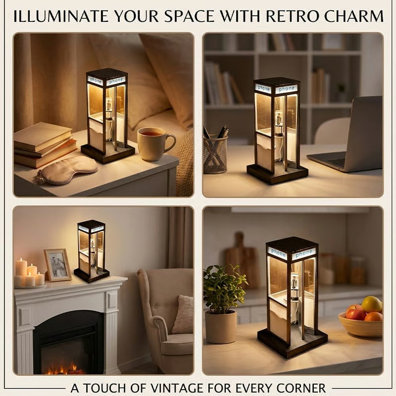 Vintage Phone Booth Ambient Lamp