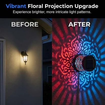 Litlamp® Solar Mandala Wall Light with 7-Color Glow