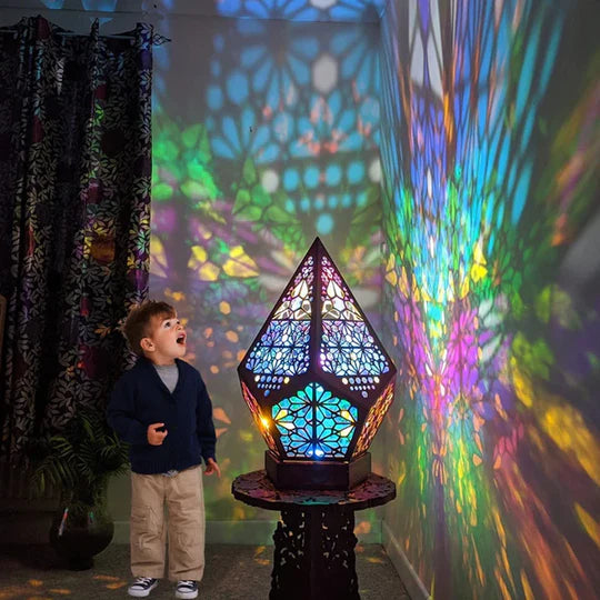 Bohemian Star Projection Lamp