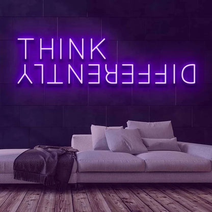 Think Differently Neon Sign