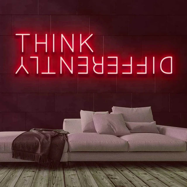 Think Differently Neon Sign