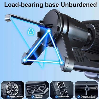 2-in-1 Fast Charging Smartphone/Tablet Car Holder