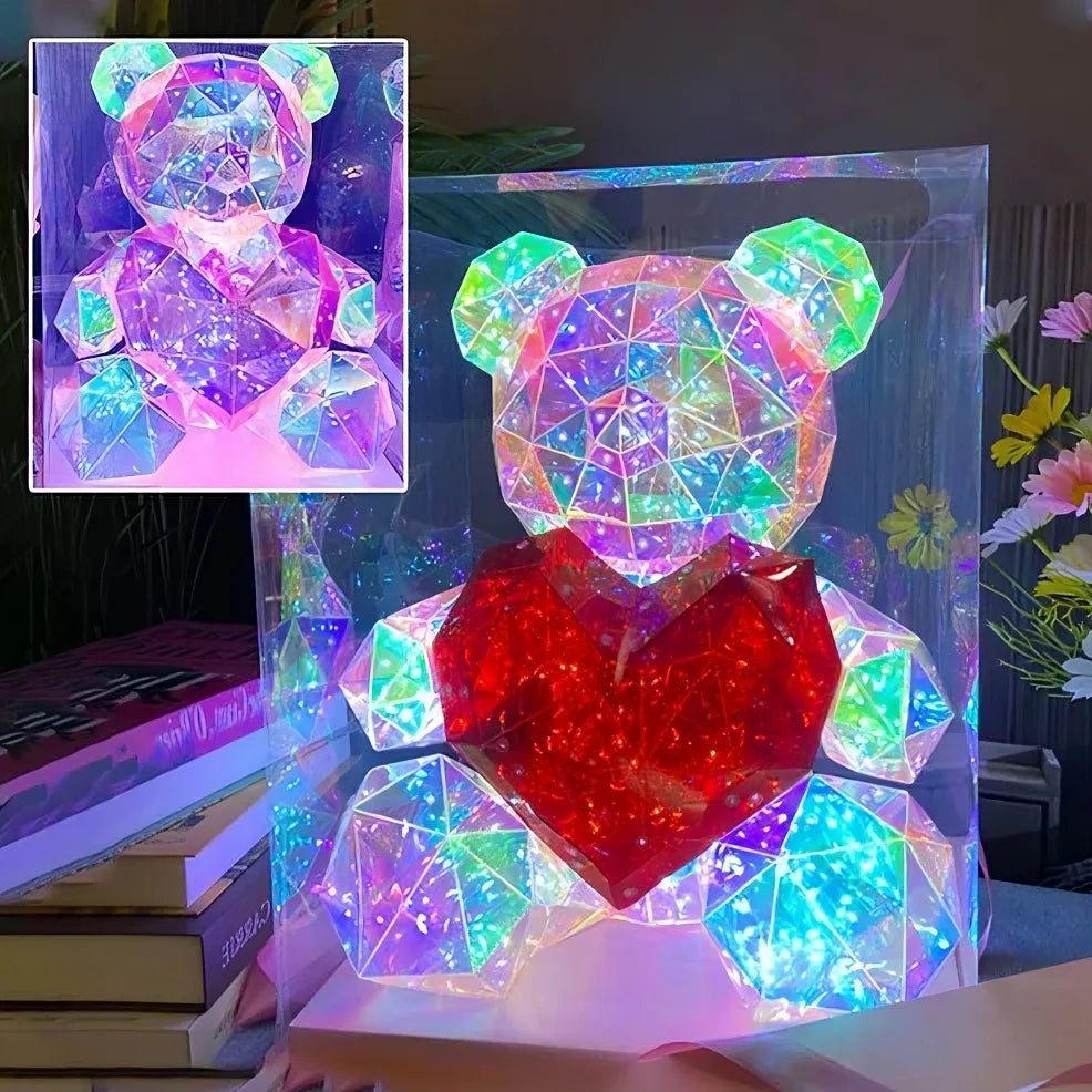 Colorful Glowing Bear™