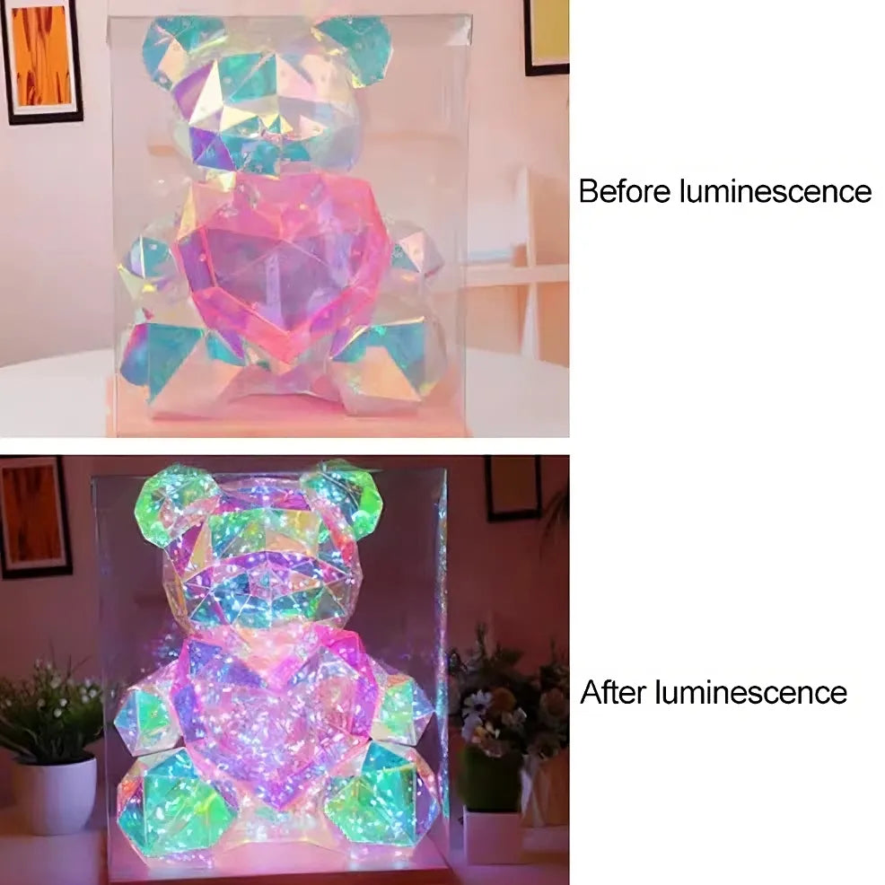Colorful Glowing Bear™