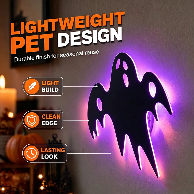 Halloween LED Silhouette Wall Light Stickers