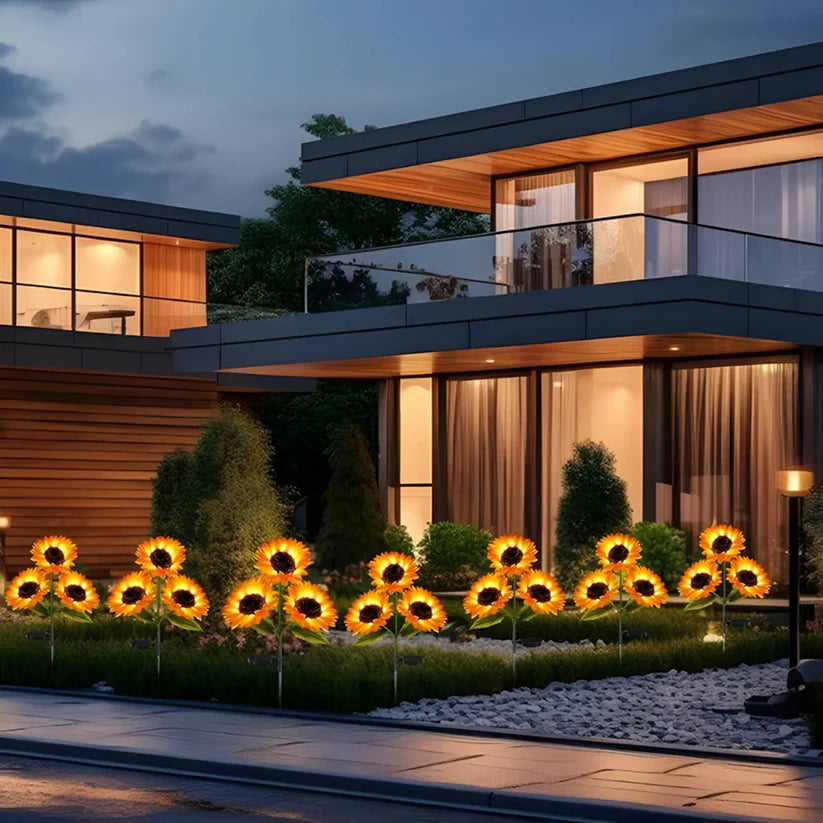 Litlamp® Solar Sunflower LED Lights