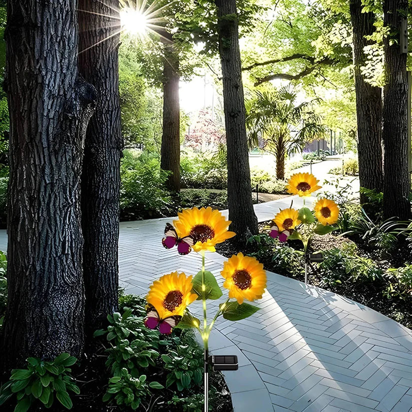 Litlamp® Solar Sunflower LED Lights