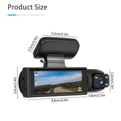 Dual 1080P Car Camera with Night Vision