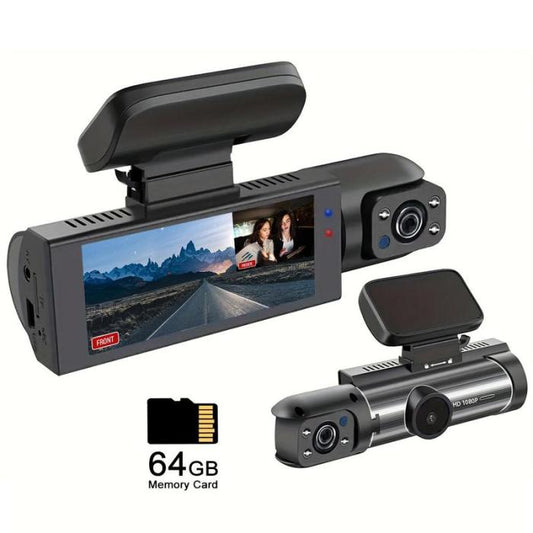 Dual 1080P Car Camera with Night Vision