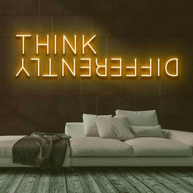 Think Differently Neon Sign